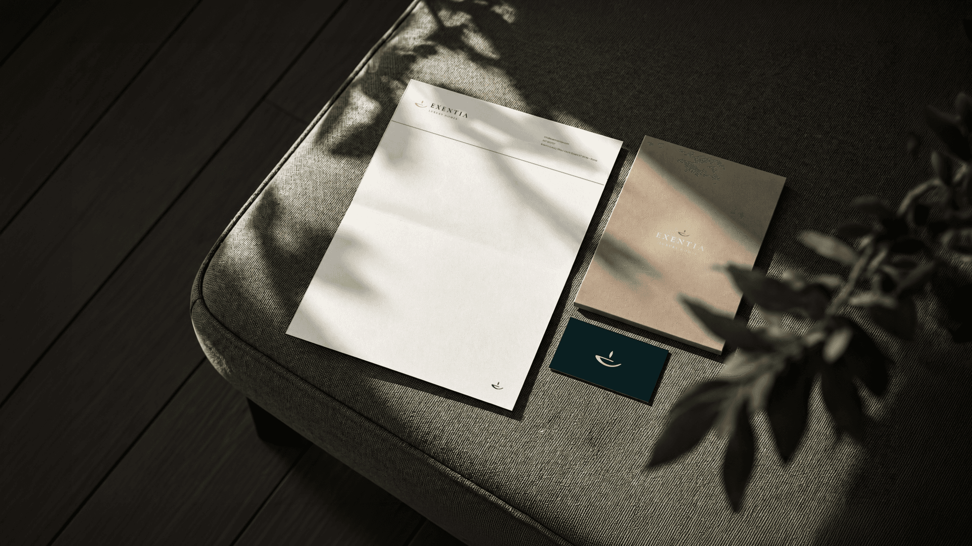 Exentia Luxury Stays — brand identity, image 16