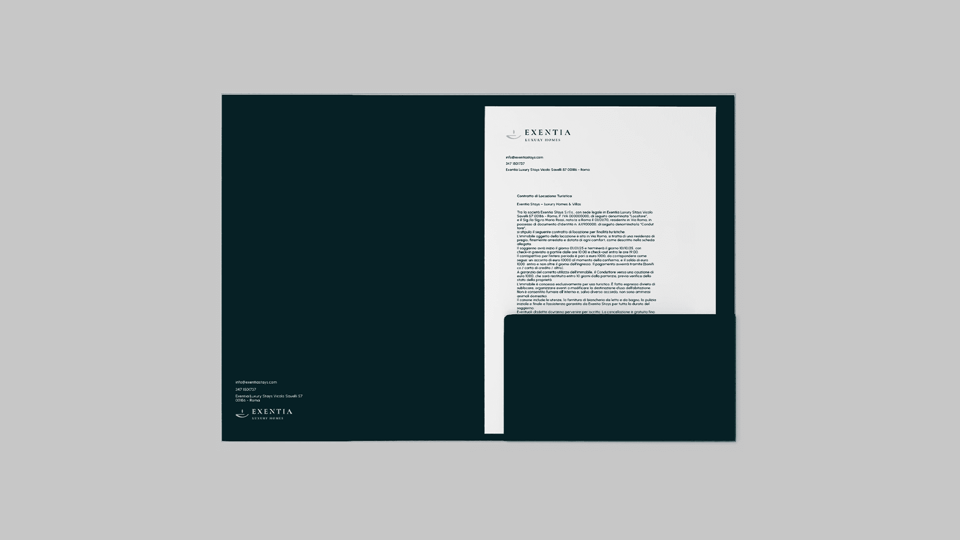 Exentia Luxury Stays — brand identity, image 17